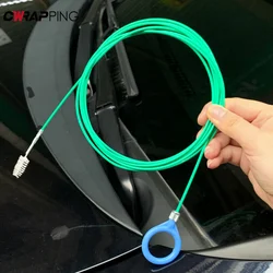 Car Drain Hole Cleaning Brush Flexible Car Sunroof Drain Dredge Cleaning Tools Skylight Drain Pipe Brush Car Wash Accessories