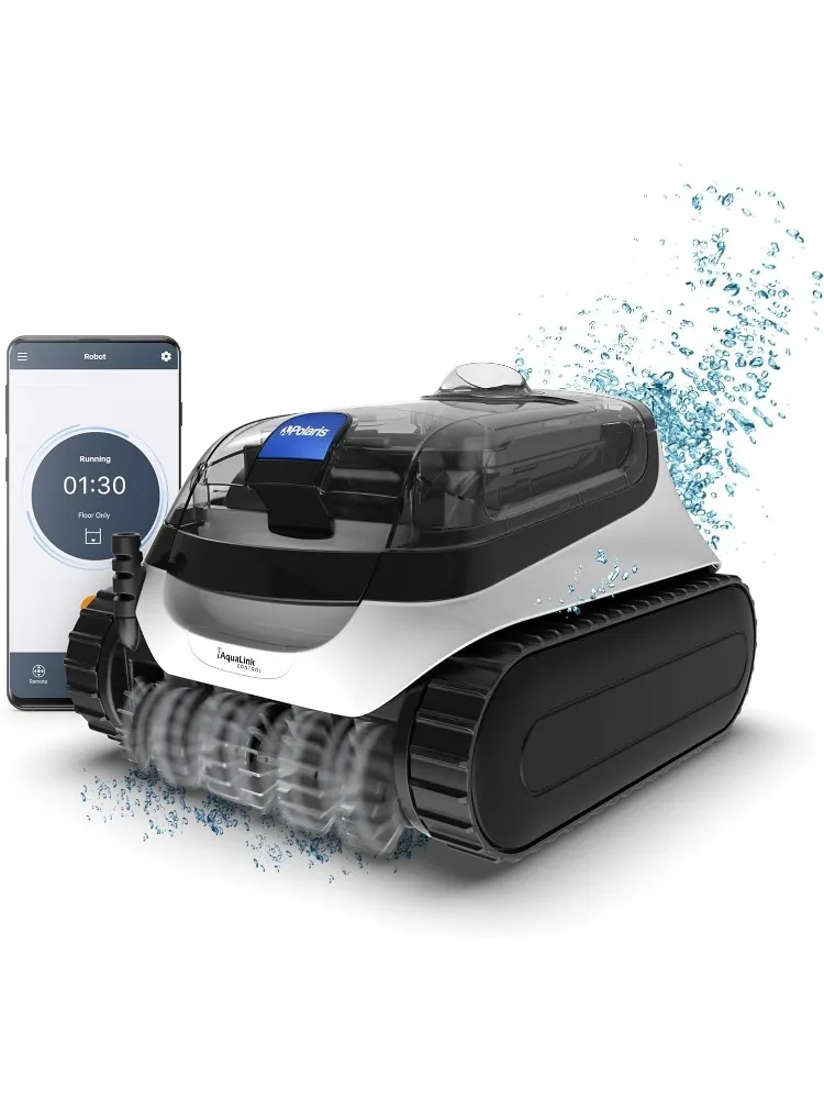 

PCX 868 iQ Smart Robotic Pool Cleaner for In-Ground Pools up to 50ft, Smart App Control, Large Filter Canister, and Easy