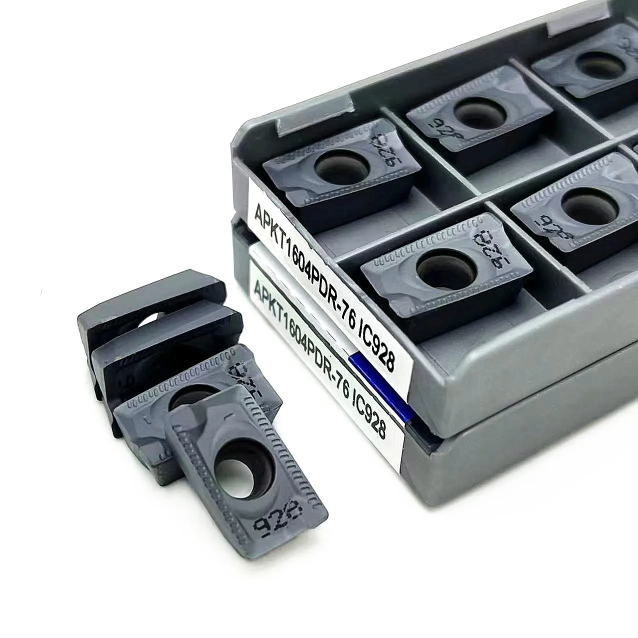 フライス盤用CNCツール,10個セット,高品質超硬工具apkt1604 76 ic928