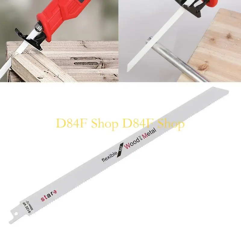 D84F عالية الكربون الصلب S122VF 300 مم 12 "شفرة المنشار الترددية فعالة مرنة Fo
