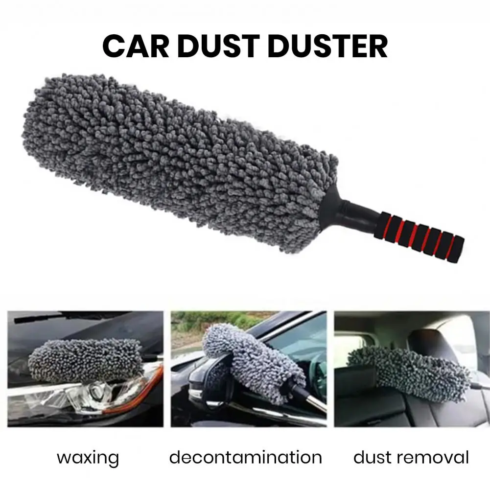 Car Dash Duster Brush Super Soft Microfiber Exterior Care Safe Car Duster for A Spotless Car