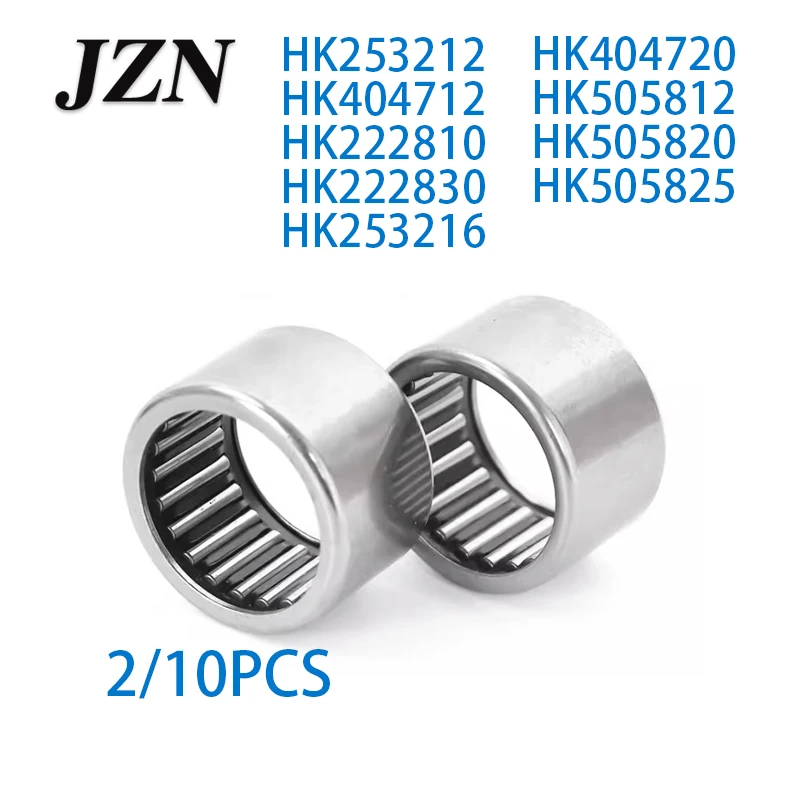 

2/10Pcs Needle roller bearing HK253212 HK404712 HK222810 HK222830 HK253216 HK404720 HK505812 HK505820 HK505825