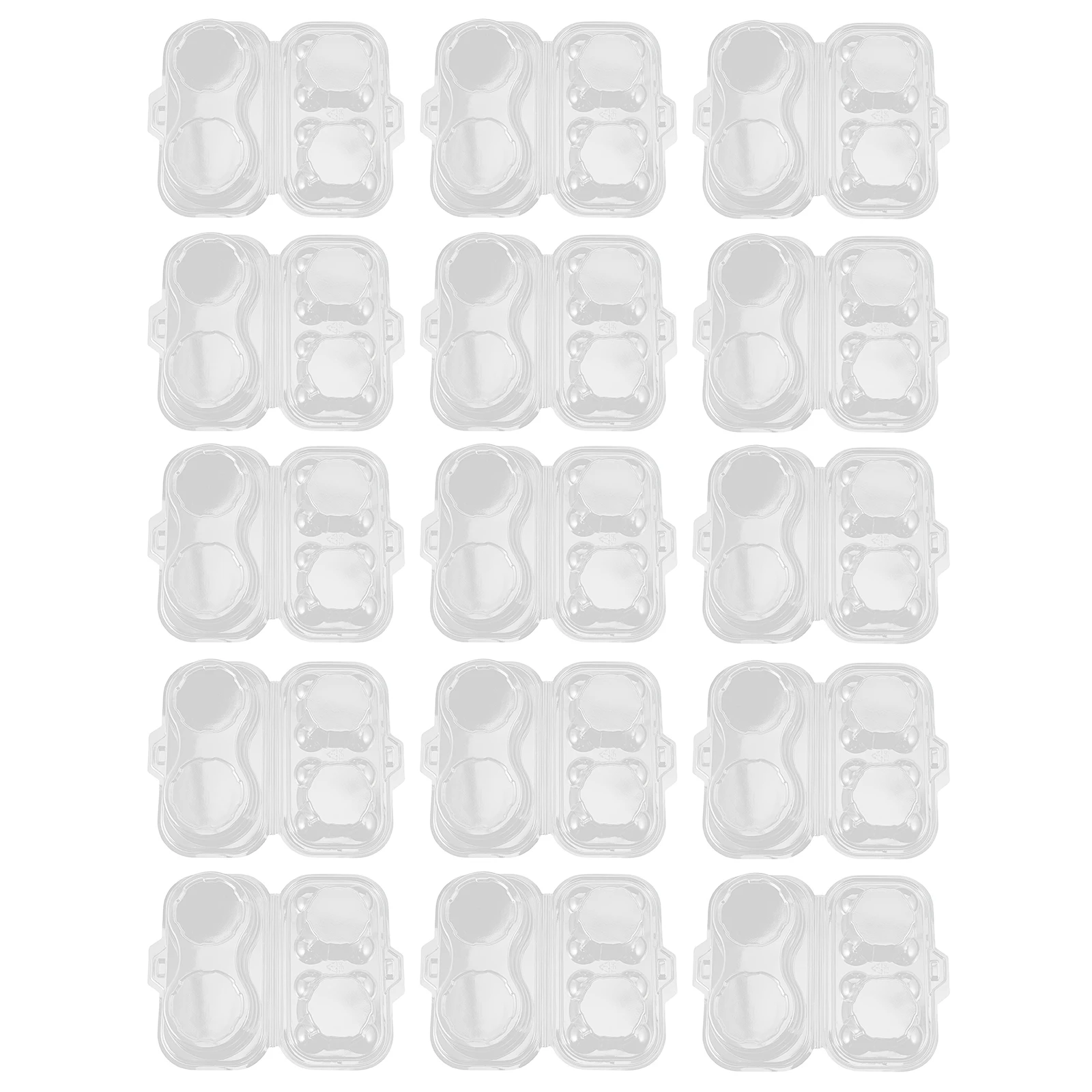 

50 Pcs Cake Box Storage Container Packing The Pet Environmentally Friendly Transparent