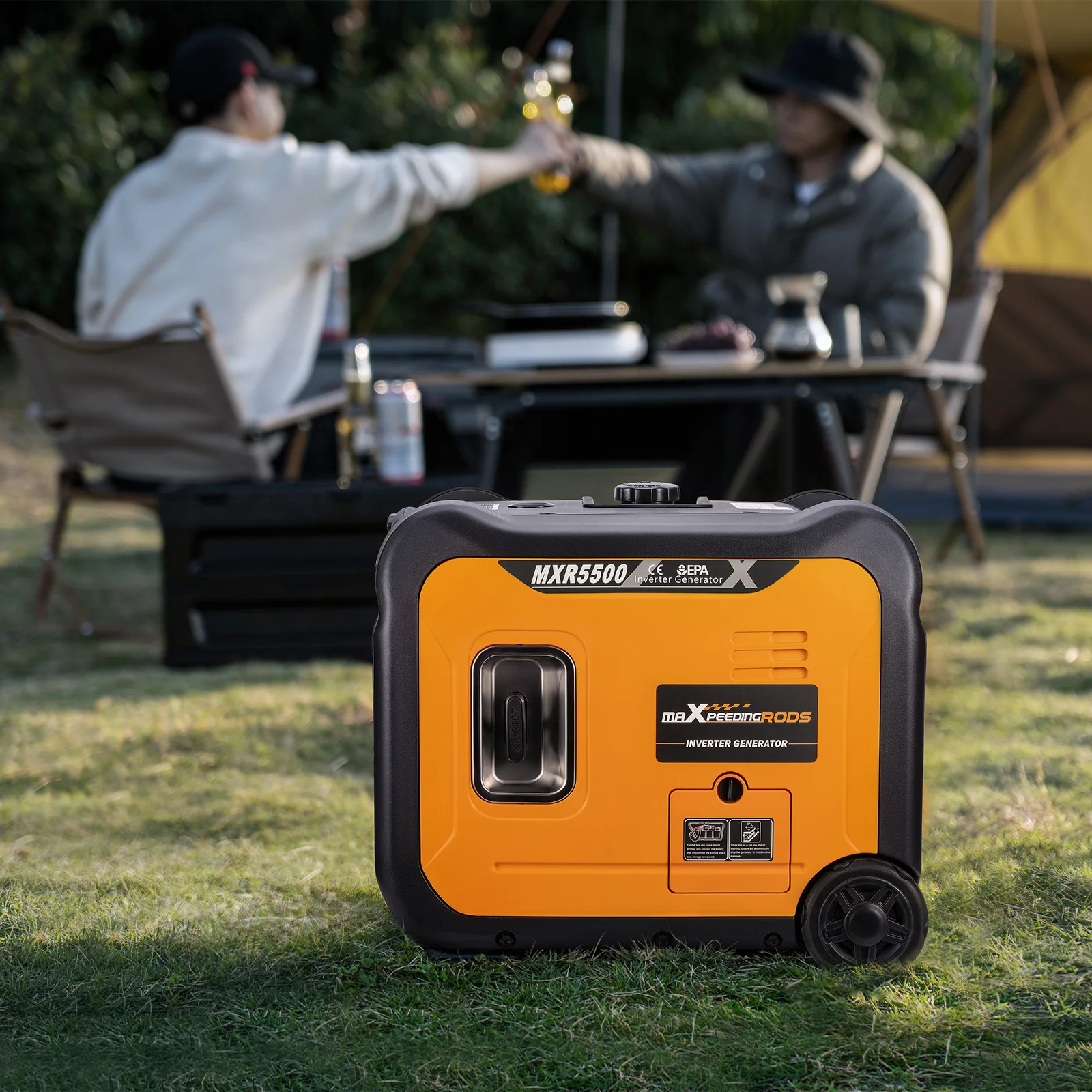 MXR5500 5W Super Quiet Portable Suitcase Inverter Generator Lightweight 41lb Au Plug