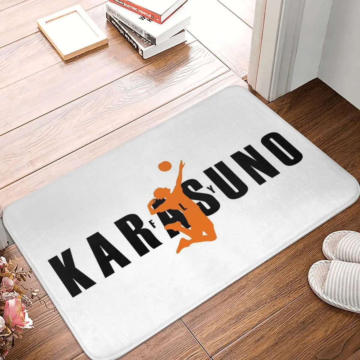 Haikyuu Karasuno Fly High Manga Anime Crows Anti-slip Doormat Floor Mat Carpet Rug for Kitchen Entrance Bathroom Footpad Mats