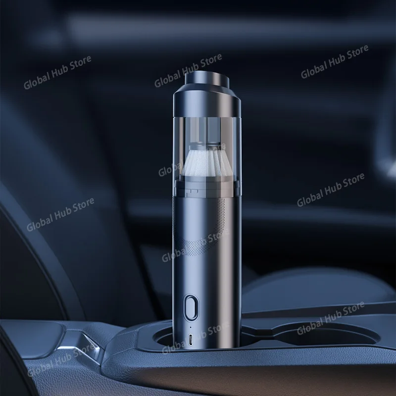 

Беспроводной ручной автомобильный бесщеточный пылесос, сверхсильная мощность всасывания, автомобильный сильный небольшой выдув и всасывание, двойное назначение