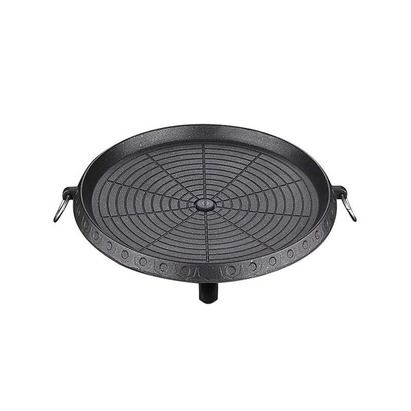 

Non Stick Barbecue Pot Korean Style Card Stove Round Baking Tray Portable Household Outdoor Smokeless Barbecue Pot Barbecue Plat