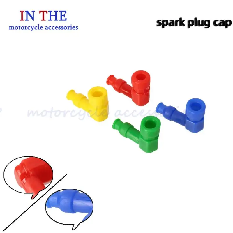 

Крышка свечи зажигания 90 градусов, силиконовые водонепроницаемые колпачки без резистора Unisersal для мотоцикла, грязи, пит-байка, скутера, квадроцикла, багги, квадроцикла