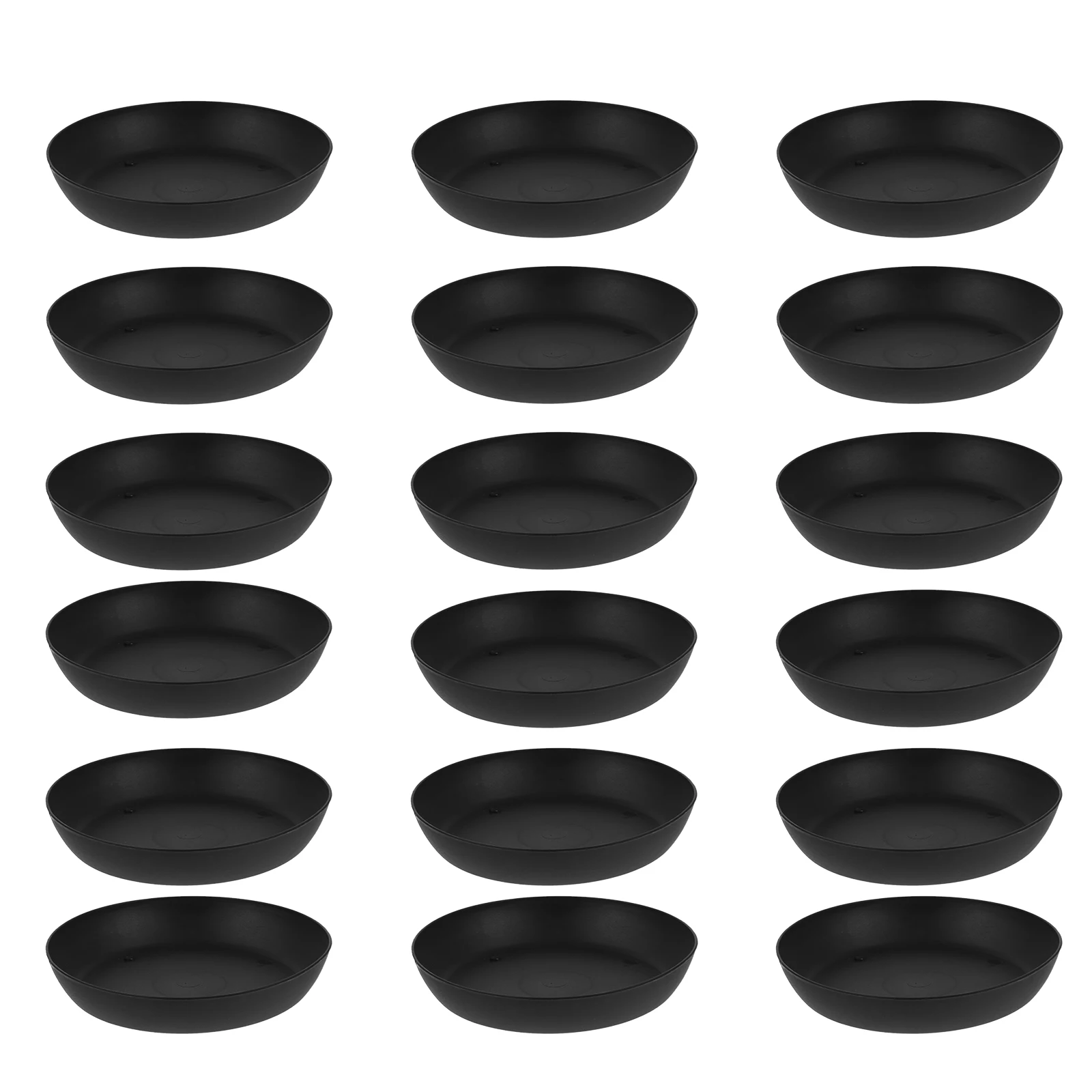 

30Pcs Plastic Flowerpot Saucer Sturdy Impact Resistant Plant Pot Tray Waterproof Base Plate for Indoor Outdoor