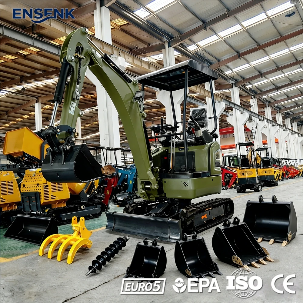 

Мини-экскаватор 0.8-1.7 тонны, дизельный, Yanmar, EPA Euro 5, CE, многофункциональный, для строительства и сельского хозяйства