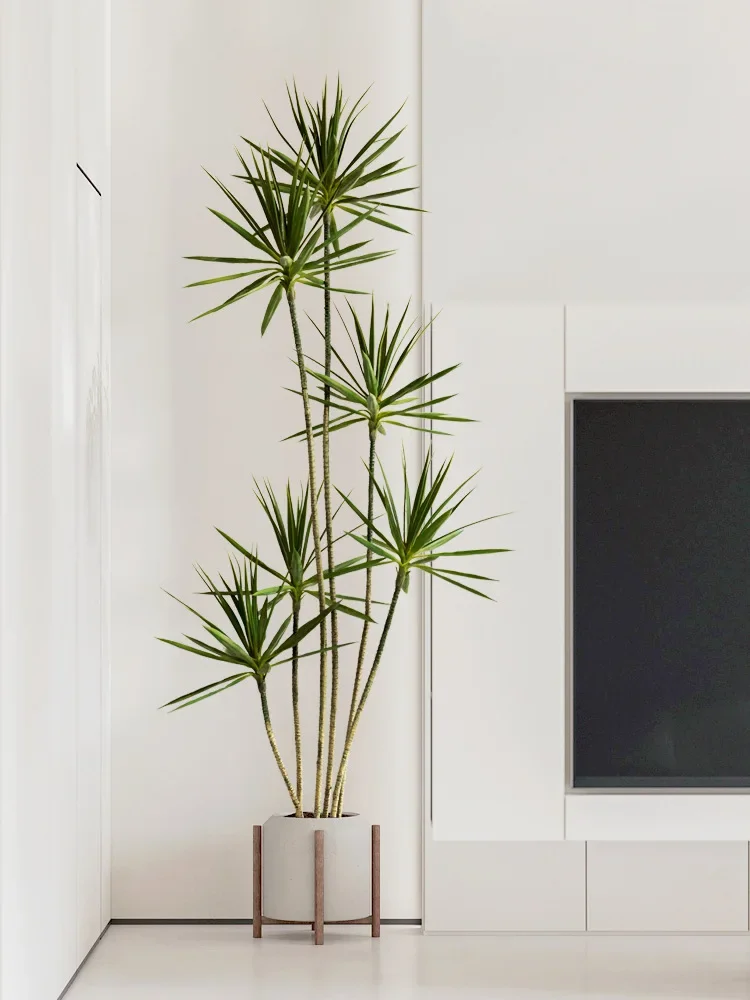 Light luxury large-scale simulated green plant agave fake plant potted plant indoor living room decoration