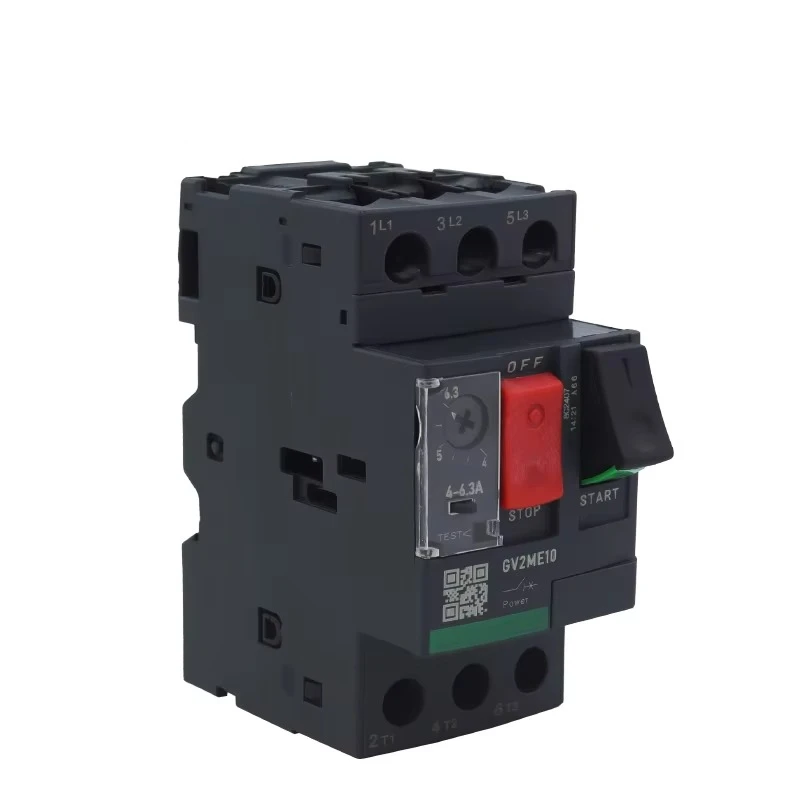 GV2 Series Motor Starter Circuit Breaker Protector Switch-Selectable Amperages 1.6A 2.5A 4A 6.3A 9A 10A 13A 14A 18A 17A 23A 32A