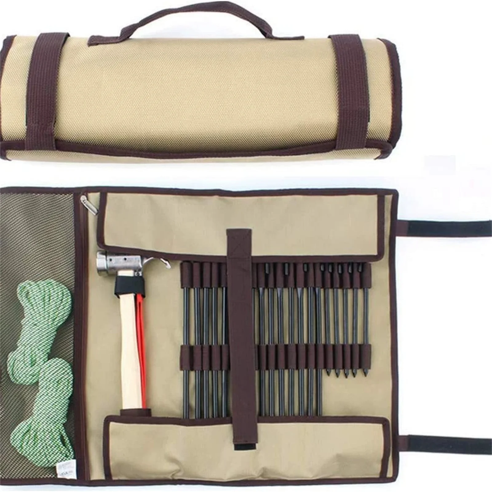 

Портативная сумка для ногтей на открытом воздухе, высококачественная походная полезная сумка для хранения ногтей, легкая, удобная для переноски, многофункциональная сумка для ногтей