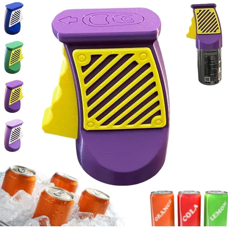 

Открывалка для консервных банок с 3D-печатью — забавный и прочный алюминиевый инструмент для легкого удаления вкладок пива/соды, дизайн с защитой от пролива, безопасный для всех возрастов