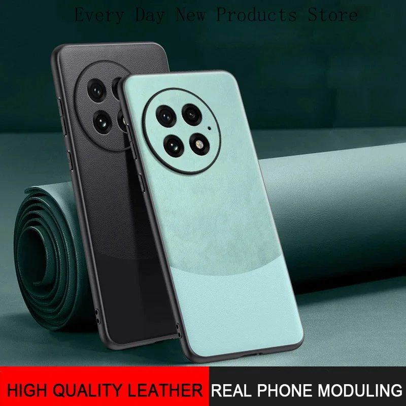 

For OnePlus 13 Case Cover Coque Shockproof Luxury Leather Case Skin Shockproof Soft Protection Hard Case