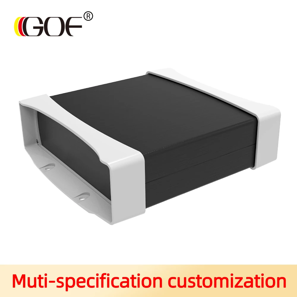 Custom Waterproof Junction Housing Wall-Mount Electric Cars Battery Protective Box Dustproof PCB Aluminum Enclosure K09 152*44MM