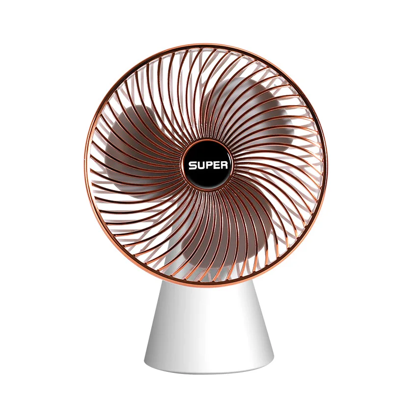 Mute Three Speed Fan, Home Office Desktop, Mini USB Charging Small Fan, Student Portable Fan