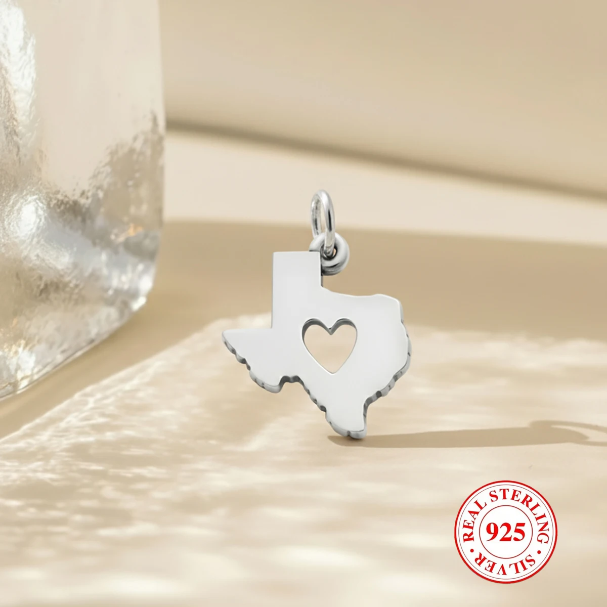 

1pc S925 sterling silver Heart-shaped DIY Pendant,Unique and Retro style DIY pendant , for daily, party, and banquet decor gift