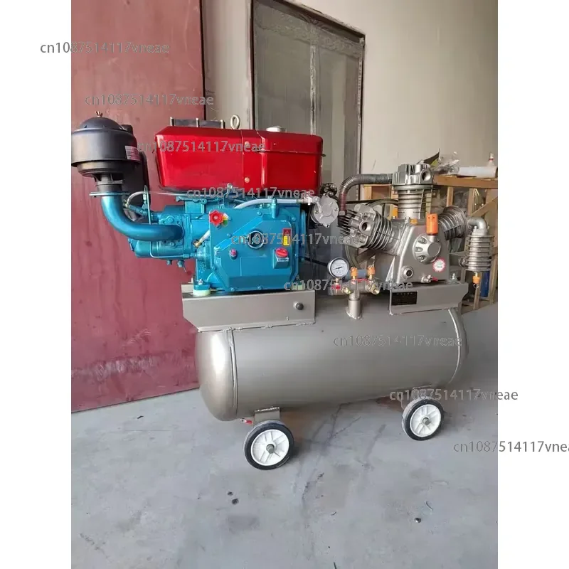 Electrical Direct-Connected Reciprocating Portable Piston Oil Lubricated Driven Air Compressor air Pump for Sale