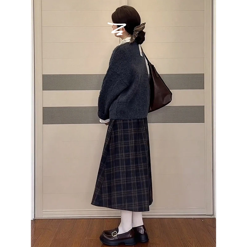 

Женские осенние кардиганы и свитеры с открытым передом, вязаные, с рюшами, в уличном стиле, с воротником-гольф, с принтом, с меховой отделкой, с разрезами, нежные