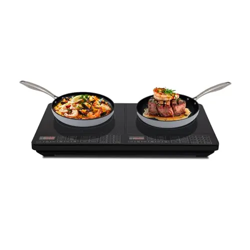 Countertop Touch Control 2-Burner Built-In 2200W Household Use Infrared Cooker Kitchen Appliance and Hob Induction Stove