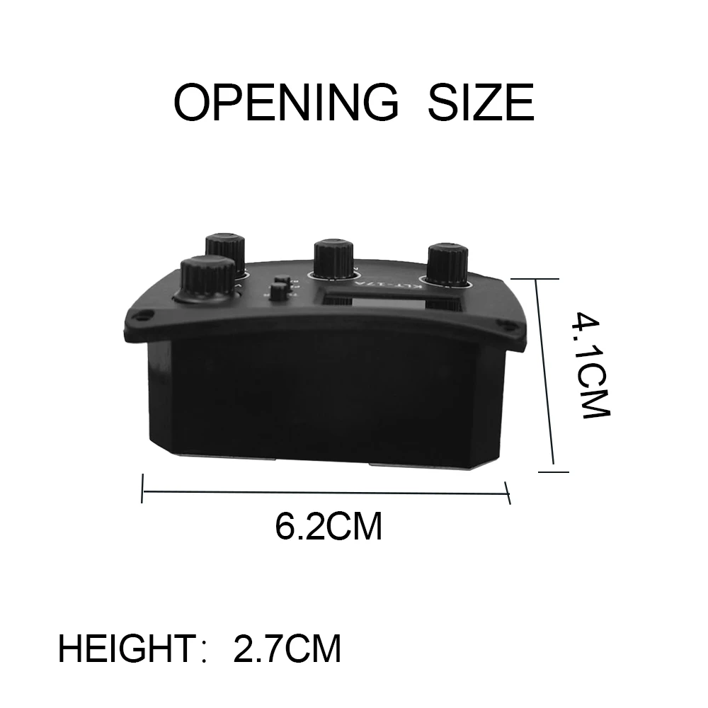 KLT-17A/KLT-17B Acoustic Guitar Pickup Folk Classical Guitar Pickup 4-band EQ for Folk Guitar Instrument Accessories