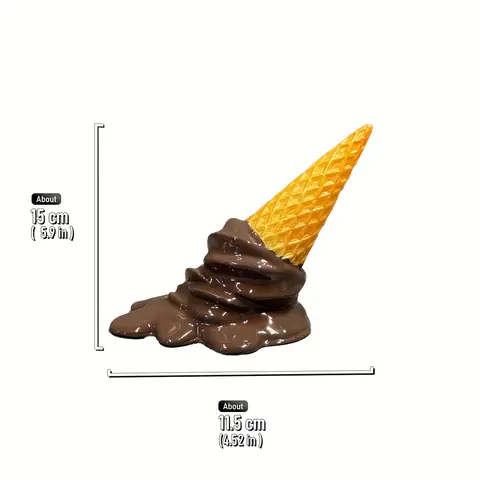 8 best sales पिघलती आइसक्रीम की मूर्ति - №1