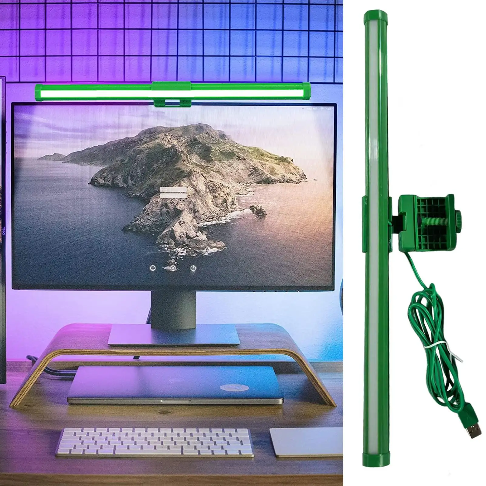 

Компьютерные лампы для монитора, 3-цветная регулируемая лампа, антибликовый экран, светильник для компьютерного монитора для офиса, дома, стола, общежития