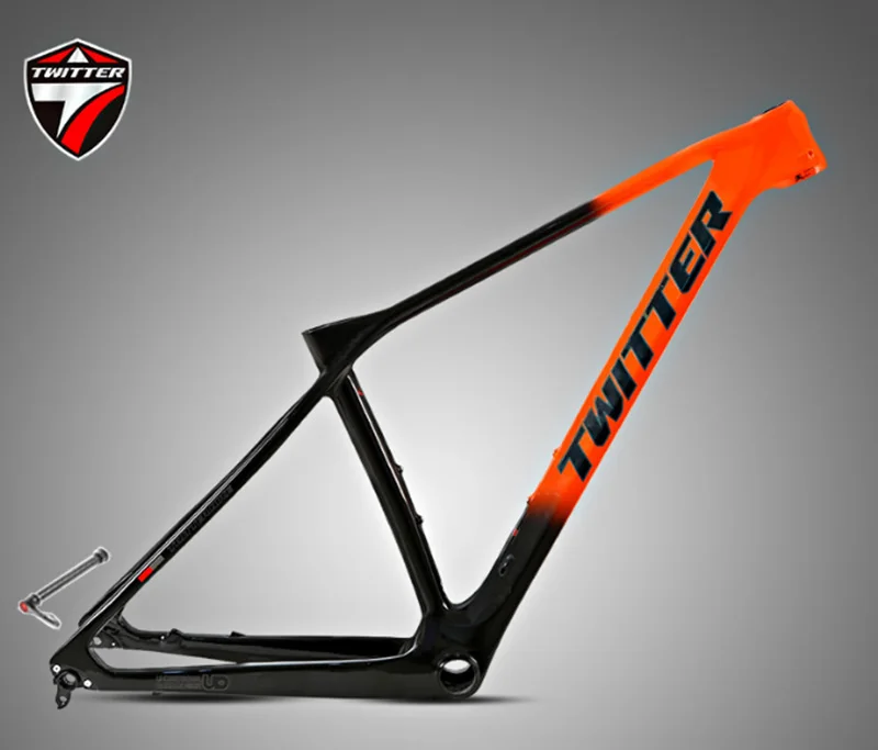 

Mountain Bike Carbon Fiber Frame, Thru Axle, Variable Speed, Off-Road Vehicle Frameset, AM, XC, BB92, Super Light, 29er, 27.5er