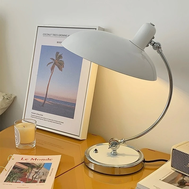 Danish modern minimalist creative desk writing desk lamp office classic retro bedroom bedside Nordic desk lamp table lamp