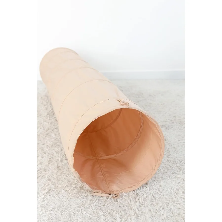 Kids Play Tunnel - 6ft Pop Up Crawl Tunnel for Toddlers Babies - Collapsible Tunnel Toy Gift for Boy and Girl - Play Tunnel Tent