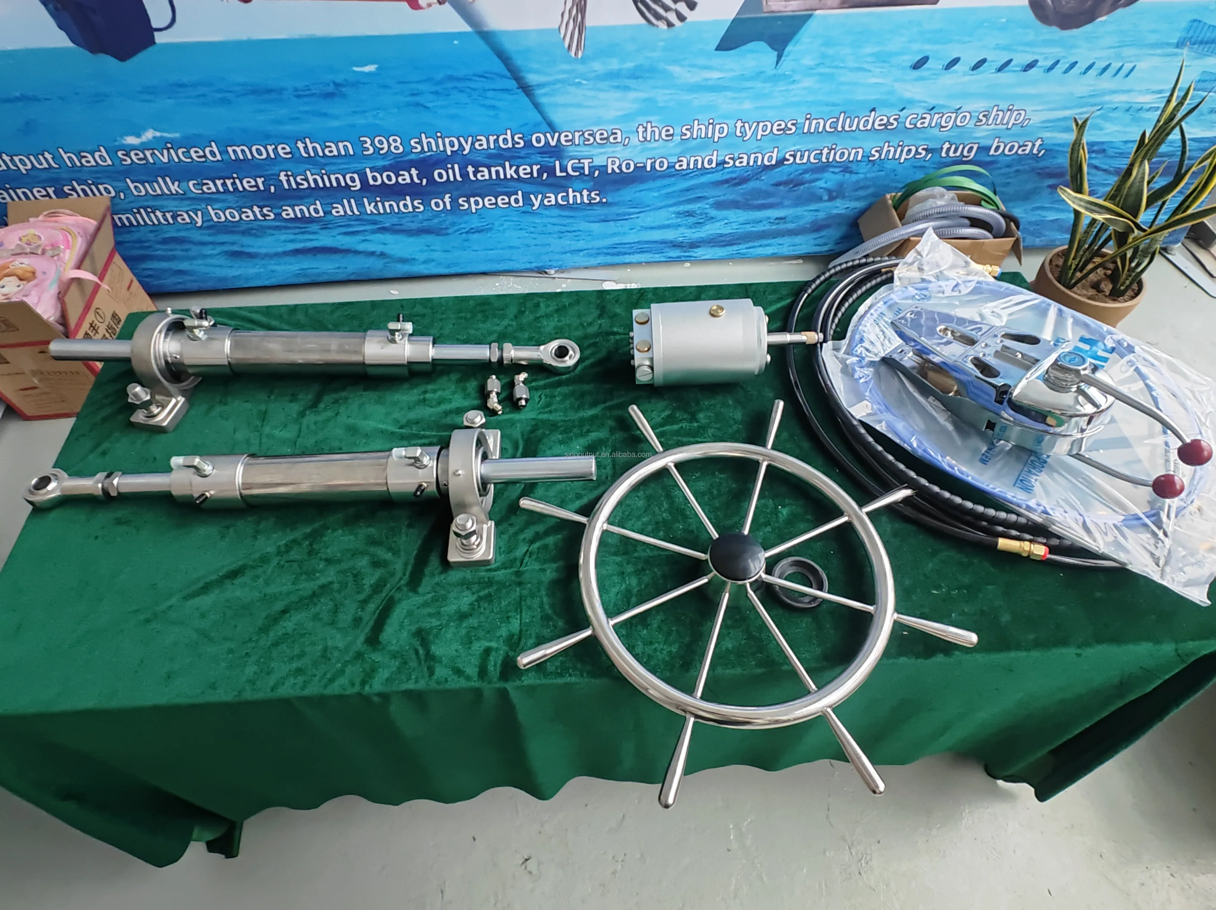 Marine hydraulic steering system for fishing boat, speed boat, passenger boat with good price