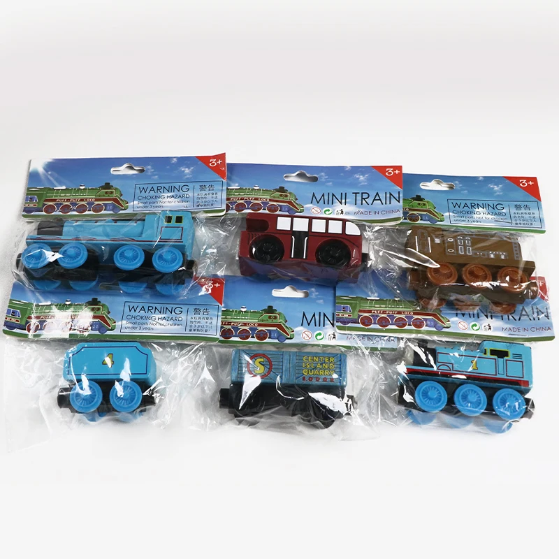 Thomas And Friends Wooden Pocket Toy Train Model Toy Molley Gold Diesel Lady Toby Rail Train Toys For Kids Boy Birthday Gifts