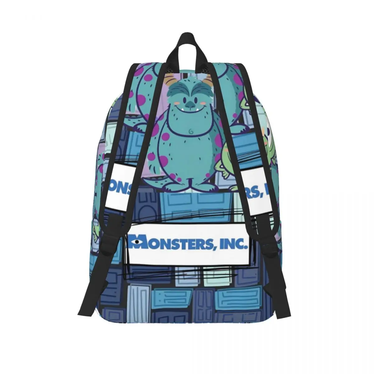 James P. Sullivan Monsters Inc Backpack Travel Backpacks Teen Custom Breathable School Bags Kawaii Rucksack