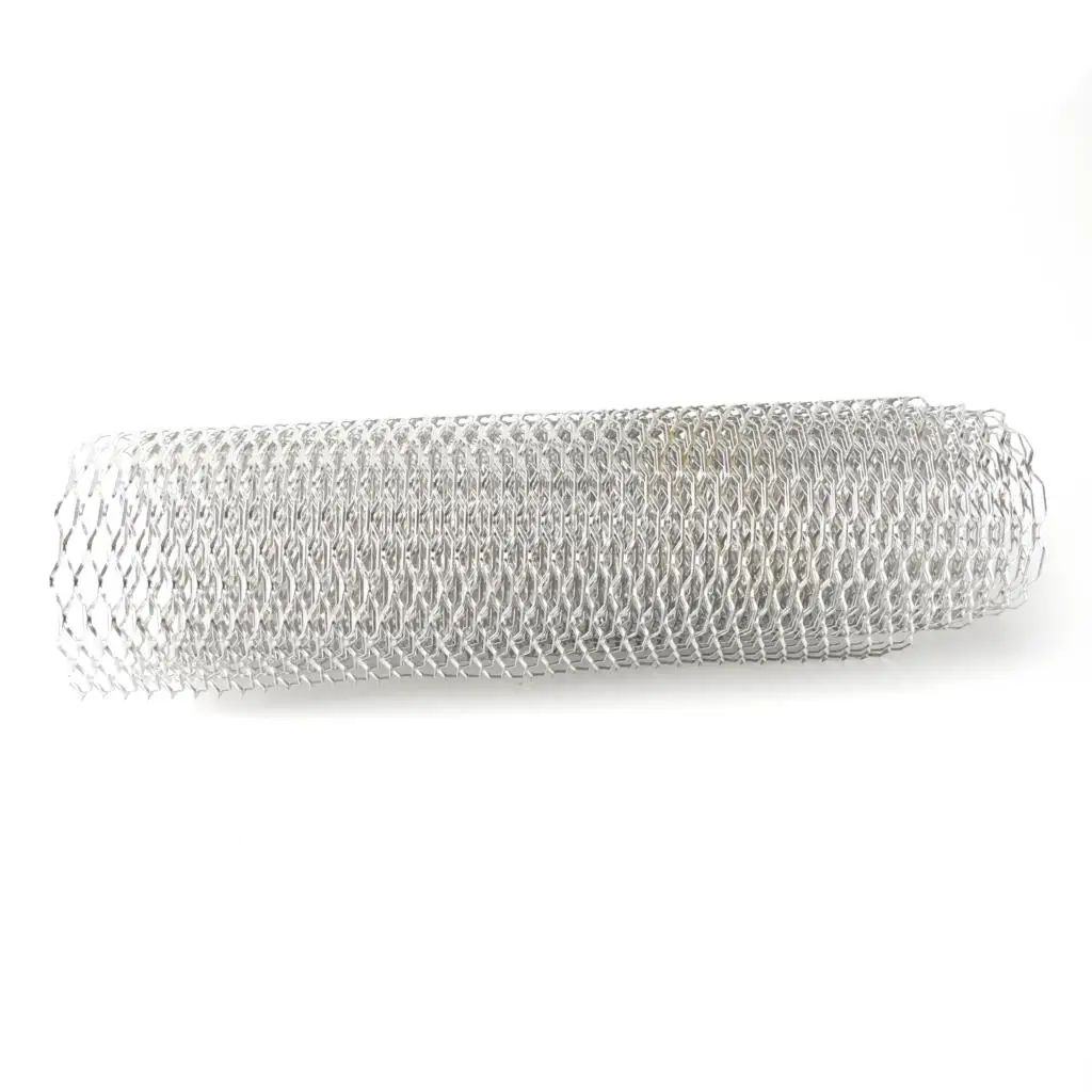 100x33cm Car bumper grille Aluminum Alloy Rhombic Grille Mesh Sheet Car grid ventilation grille for Bumper Car Accessories
