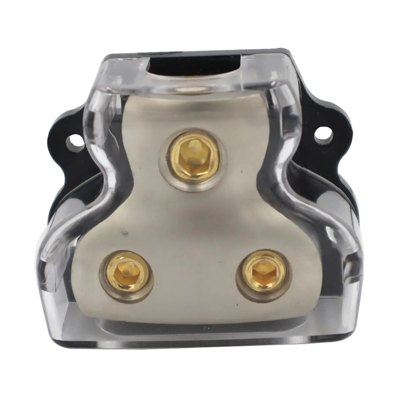 2 Way Power Distribution Block, 1/0 Gauge in 2 x Out Distributor