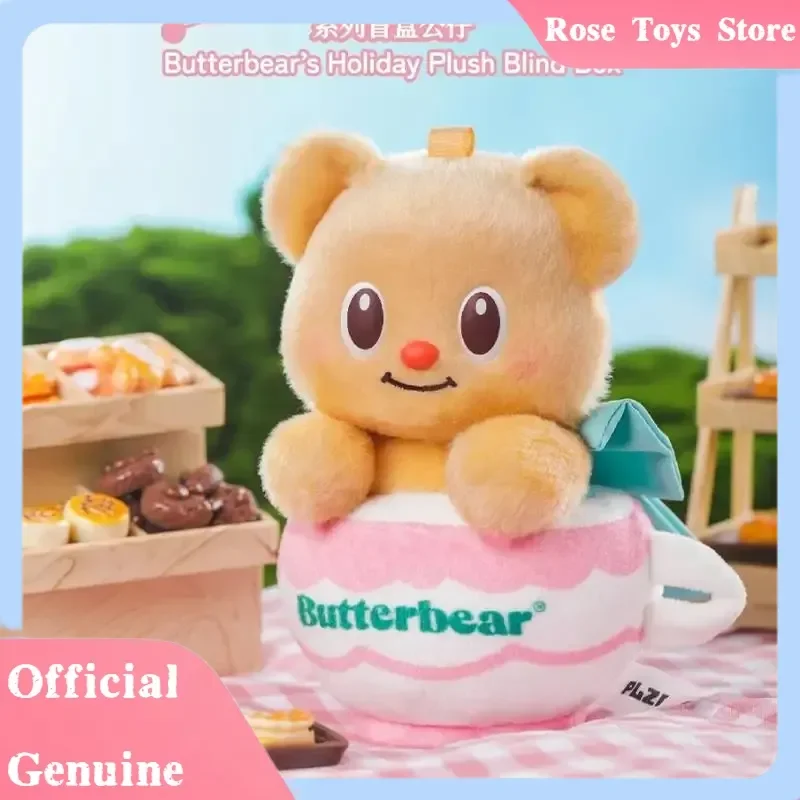 

Genuine Plzdot Butterbear’S Holiday Plush Series Blind Box Figurine Cute Tabletop Decor Doll Collect Mystery Box Birthday Gifts