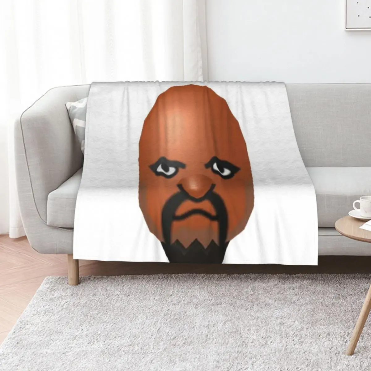 Matt from Wii Sports Throw Blanket Decorative Sofas Flannel Decorative Sofa Summer Bed Fashionable Cute Plaid Blankets