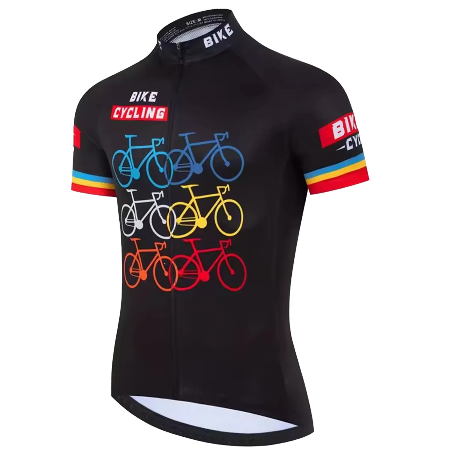 Neues Herren Kurzarm-Fahrradtrikot Sommer-Radsport MTB Bike T-Shirt Outdoor-Radtrikot Fahrradbekleidung Schnelltrocknend – Detail 11