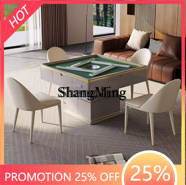 

CL living room slate lifting tea table automatic light luxury modern multi-functional all-in-one mahjong machine