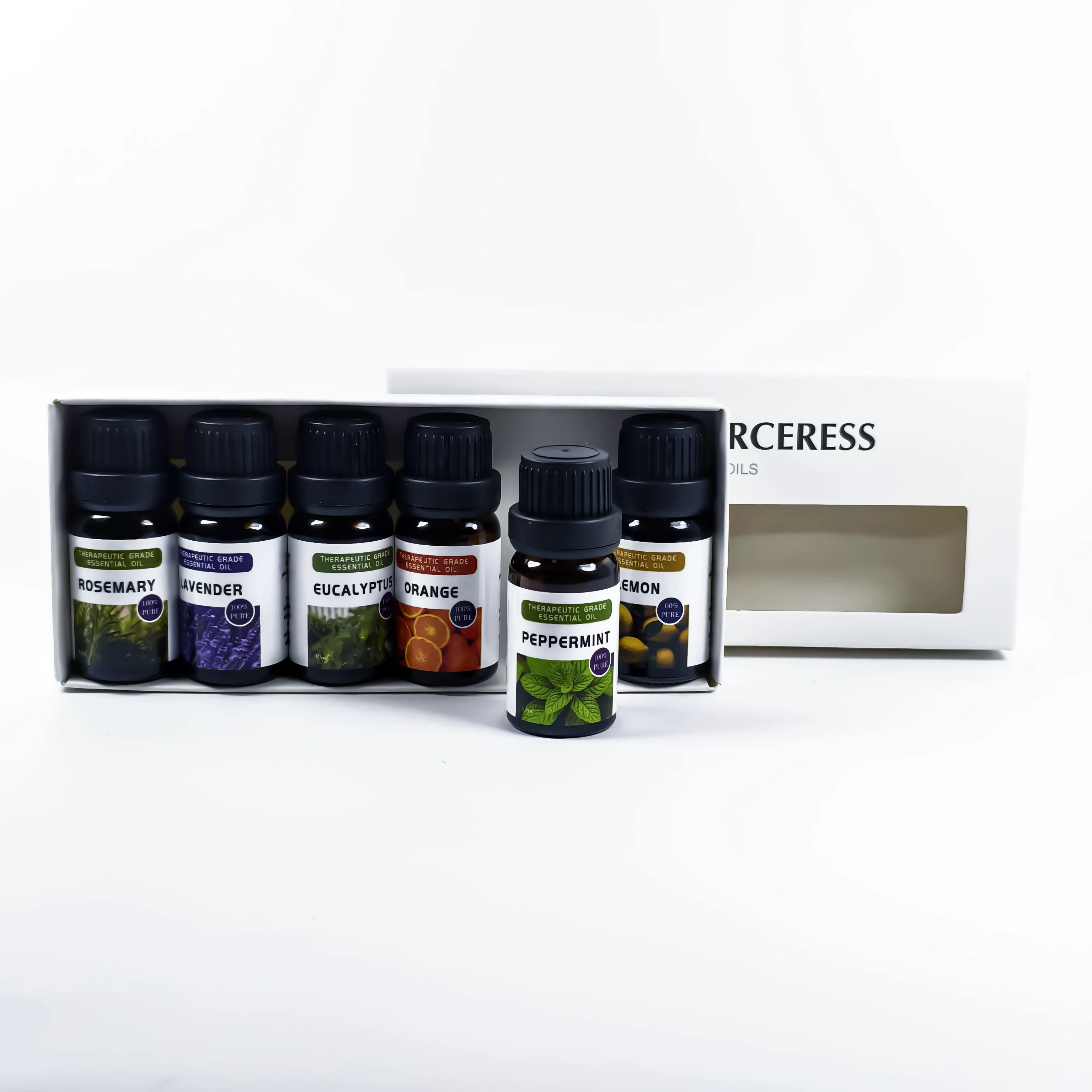 Рождественский подарок, 6 шт./компл., наборы эфирных масел сладкого апельсина, эвкалипта и лаванды, спа-массаж, эфирные масла для ароматерапии, быстрая доставка