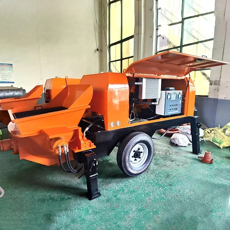Concrete conveyor pump Small secondary structural column pump Ground pump Feeder