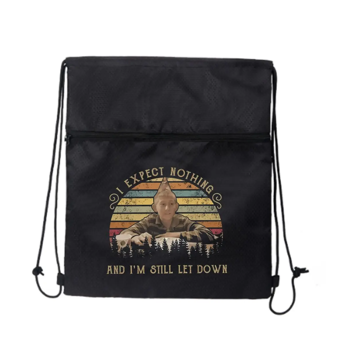 

Ностальгический рюкзак Letdown, винтажный рюкзак из хлопка и холста на шнурке, спортивный рюкзак, спортивный рюкзак