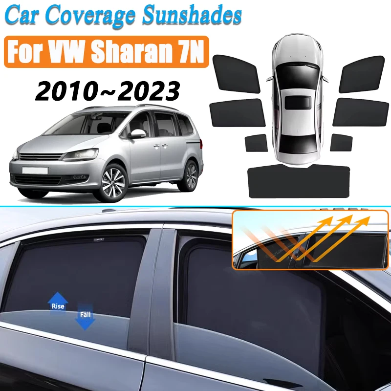 

Подходит для Volkswagen VW Sharan 7N, аксессуары 2010 ~ 2023, магнитный автомобильный солнцезащитный козырек, занавеска на лобовое стекло, солнцезащитный козырек от солнца