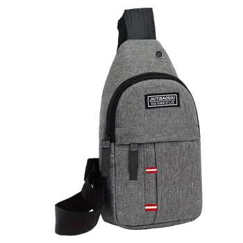Sac Bandoulière Petit Format 32x23 Cm - Tissu Oxford, Sangle Réglable, Multifonction Pour Homme Ado