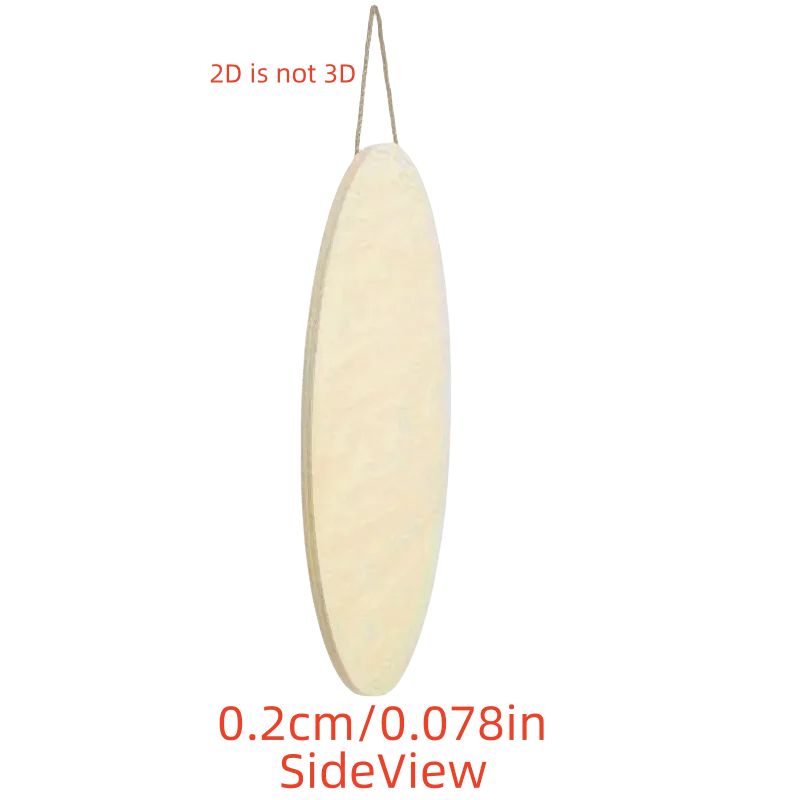 [Rustic Farmhouse | Wooden] Rustic Farmhouse 2D Flat Round Wooden Hanging Sign with Red Pickup Truck & Snowman - Artificial Chri