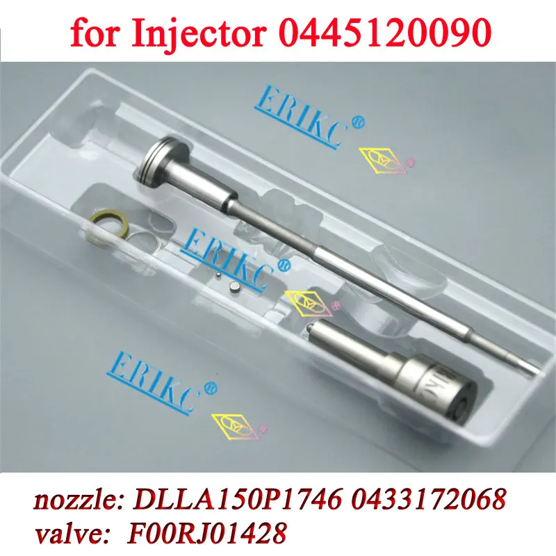 0445120090 Fuel Injector DLLA150P1746 Nozzle 0433172068 Control Valve F 00R J01 428 Repair Kits for MITSUBISHI ME227600 ME225190