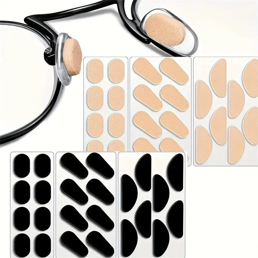Self-adhesive Soft Foam Anti-slip Glasses Nose Pads Protection Eyeglass Sponge Bridg Instant Lifting Effect for Comfortable Wear