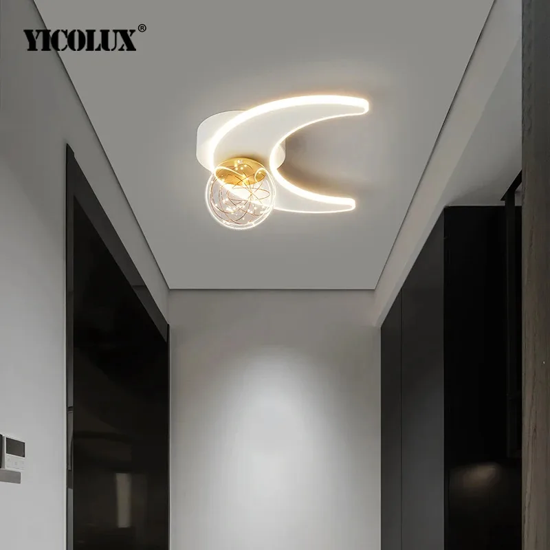 

Star Led LED Modern Chandelier Lights Bedroom Living Study Room Corridor Aisle Balcony Home Deco Lamp Indoor Lighting moon star