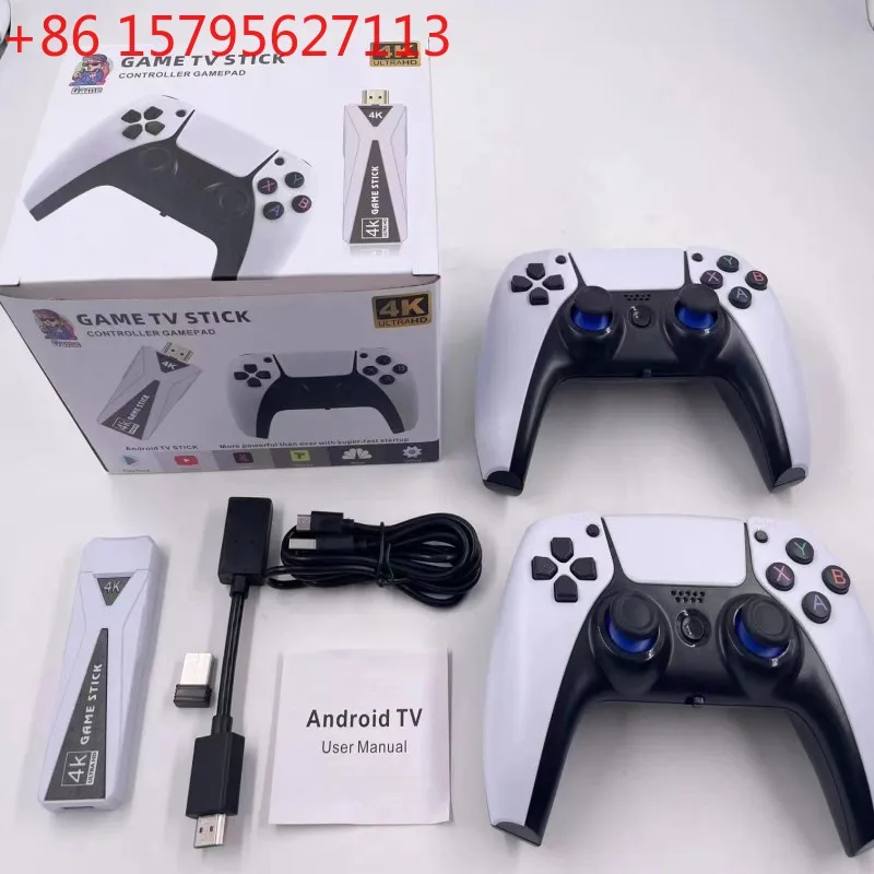 

GT68 game console 2.4G wireless bluetooth TV game console 3D high definition game home sparring